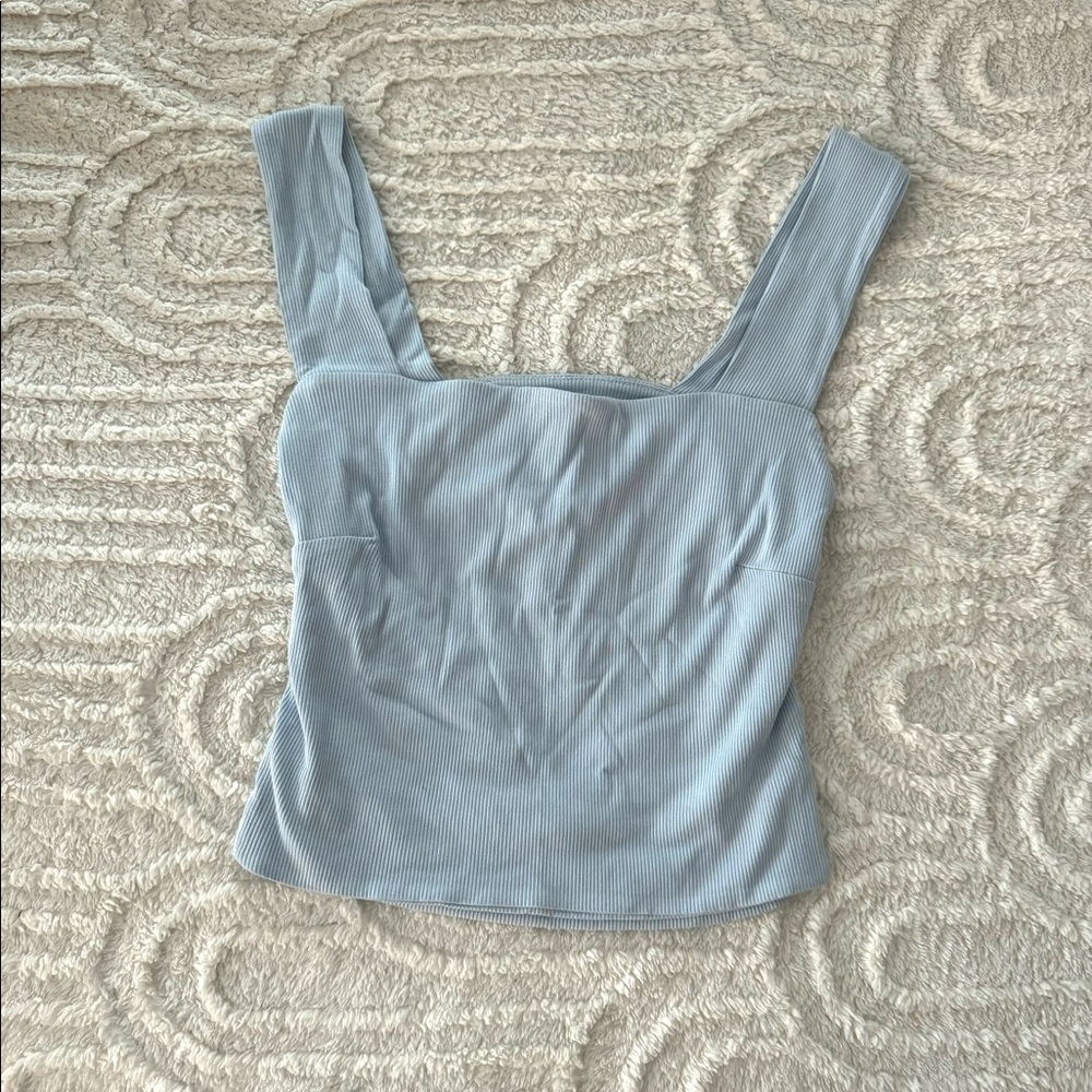 Baby blue top